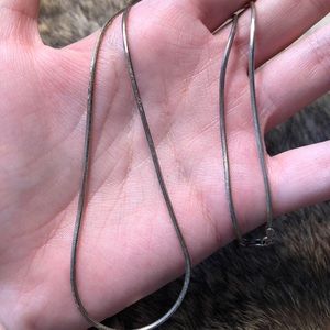 Vintage sterling silver Italian cable chain